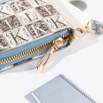 Wholesale Women Fashion Simple Color Block Zipper PU Purses - Image 5