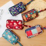 Women Fashion Floral Print Zipper Mini Purses - Image 4