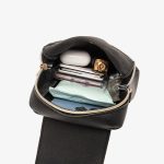 Women Fashion Rhombic Embossed Swan Decoration Rectangular Purses - Image 4