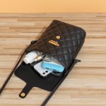 Women Fashion Casual Rhombic Embroidered Crossbody Purses - Image 4