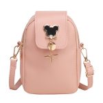 Women Fashion Solid Color Zipper Star Pendant Long Purses - Image 4