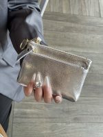 Women Fashion Simple Mini Crack Zipper Leather Purses - Image 4