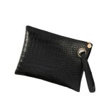 Women Fashion Large Capacity Crocodile Print Long Purses - Image 5
