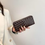 Women Fashion PU Large Capacity Zipper Rectangle Purses - Image 4