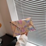 Wholesale Women Fashion Simple Smob Color Block Rectangular Purses - Image 5