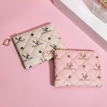 Wholesale Women Fashion Rhombic Letters Square Zipper Purses - Image 4