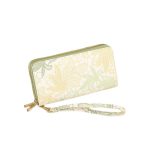 Wholesale Women Fashion Floral Embroidery Double Zipper Long Purses - Image 5