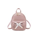 Wholesale Women Fashion Simple Solid Color Mini Bowknot Backpack - Image 5
