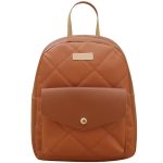 Women Fashion Simple Solid Color Embroidered Backpack - Image 5