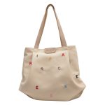Wholesale Women Fashionable Solid Color Large Capacity Letter Embroidered Canvas Tote Bag - Image 5