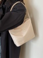 Wholesale Women Fashion Casual Solid Color Nylon Embroidered Shoulder Bag - Image 5