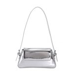 Wholesale Women Fashionable Patent Leather Square Underarm Bag - Image 3