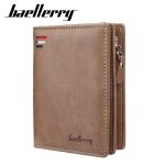 Men Zipper Short Wallet Multi-Card Fashion Vertical Mini Purse - Image 5