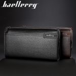 Wholesale Men Clutch Bag Business Casual Large Capacity Lychee Pattern Zipper Clutch Wallet - Image 5