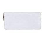 Women'S Fashion Pu Leather Indentation Small Check Large Capacity Coin Purse - Image 6