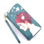 Women Fashion Print Long Coin Purse - Image 5