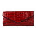 Wholesale Women Fashion Crocodile Pattern Multi-Card Slot Long Hand Coin Purse - Image 5