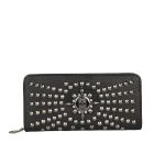 Wholesale Women Fashion Gothic Rivet Skull Long Multi Card Ports Purses - Image 5