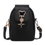 Women Fashion Solid Color Zipper Star Pendant Long Purses - Image 5