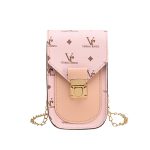 Wholesale Women Fashion Printed Clamping Chain Crossbody Bag Purses - Image 5