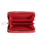 Men Solid Color Short Zipper Wallet - Image 5