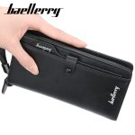 Retro Business Men Wallet Large Capacity Multifunctional Zipper Mobile Phone Bag Clutch Bag - Image 5