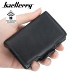 Men'S Short Multi-Card Aluminum Alloy Anti-Theft Magnetic Buckle Card Holder - Image 2
