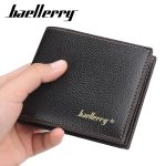 Men Wallet Soft Leather Lychee Pattern Wallet Short Wallet - Image 5
