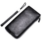 Men'S Long Wallet Zipper Men'S Mobile Phone Bag Ultra-Thin Wallet - Image 5