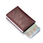 Anti-Theft Brush Men'S Brake Aluminum Alloy Card Holder Card Holder - Image 4