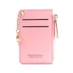 Women Fashion Short Cute Card Holder Coin Pouch Zipper Card Holder Wallet - Image 5