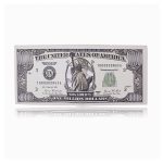 Women'S Fashion Creative Short Dollar Cash Money Print Pattern Pu Wallet - Image 4