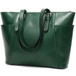 Wholesale Fashion Women Vintage Oil Wax Leather Large Capacity Tote Bag - Image 6