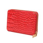 Women Fashion Shiny Crocodile Compact Wallet - Image 5