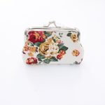 Women Fashion Creative Canvas Rose Buckle Short Wallet - Image 6