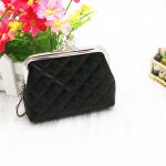 Women Fashion Rhombus Clip Short Wallet - Image 6