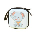 Women Cartoon Creative Cat Elephant Square Tinplate Zipper Wallet - Image 5