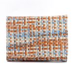 Women Fashion Multifunctional Straw Woven Folding Wallet - Image 5