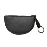 Women Fashion Solid Color Litchi Pattern Half-Round Zipper Wallet - Image 5