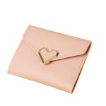 Women Fashion Heart Shape Flap Square Mini Wallet - Image 5