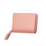 Wholesale Women Fashion Solid Color PU Zipper Mini Square Wallet - Image 4