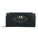 Wholesale Gothic Halloween Vintage Skull Crocodile Wallet - Image 5