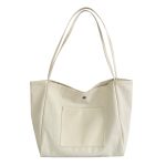 Wholesale Fashion Women Large-Capacity Portable Tote Bag Simple College Student Canvas Shopping Bag - Image 7