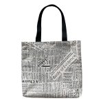Wholesale Women Fashion Creative Newspaper Printed Large Capacity Canvas Tote Bag - Image 5