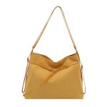 Wholesale Vintage Large Capacity Solid Shoulder Tote Bag - Image 5