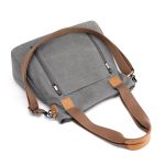 Wholesale Women Casual Hand-Held zipper Large Capacity Canvas Bag - Image 5