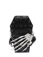 Wholesale Women Fashion Gothic Skeleton Hand Rivet Shoulder Bag - Image 3