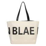 Casual Simple Large Capacity Letter Vintage Canvas Tote Bag - Image 5