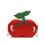 Wholesale Women Fashion Cute Fruit Cherry Shape Small Round Creative Crossbody Bag - Image 5