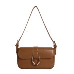 Women Fashion Casual Simple Solid Color Shoulder Bag - Image 5